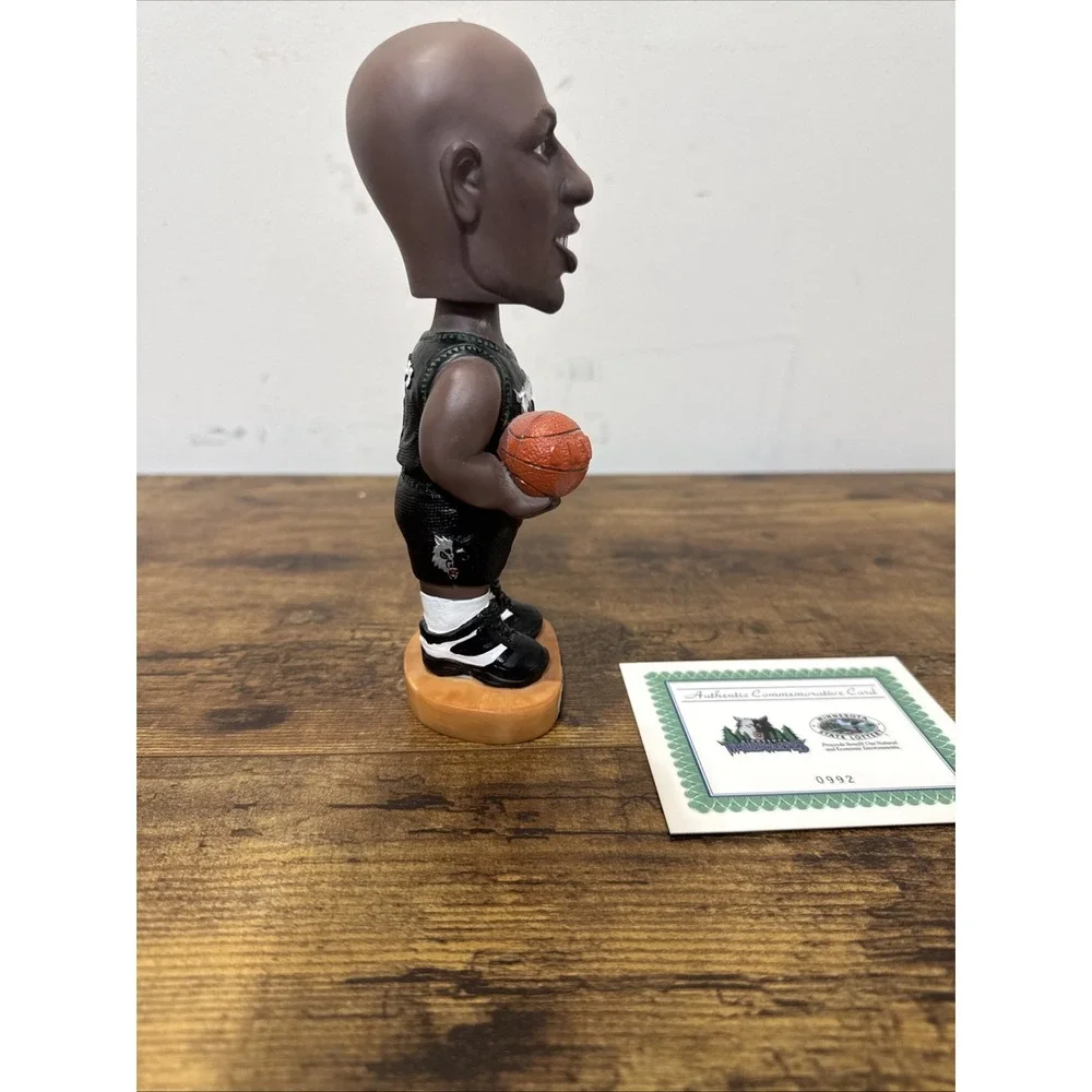 Billups Timberwolves #4 NBA Basketball Bobblehead Black Jersey Figure